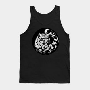 Majestic snow leopard portrait Tank Top